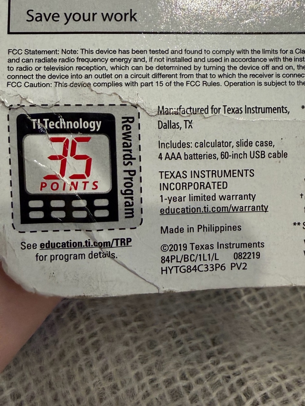 Texas Instrument TI-84 Plus Graphing Calculator - Picture 8 of 13